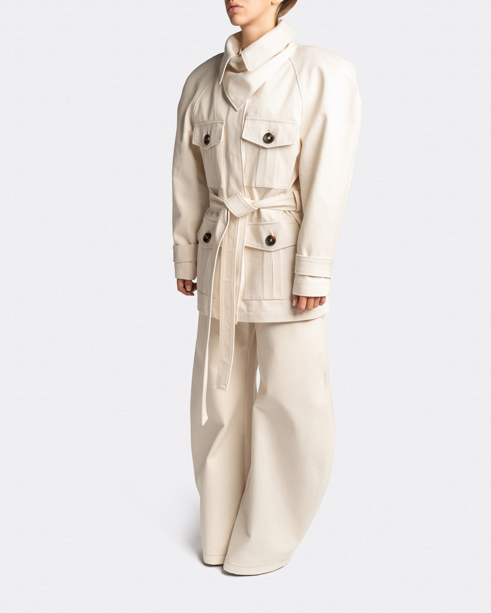 ROUND SLEAVE PARKA JACKET