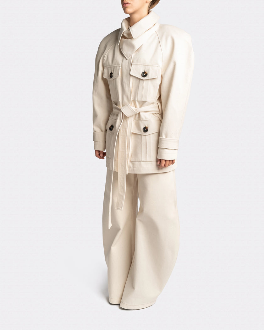 ROUND SLEAVE PARKA JACKET