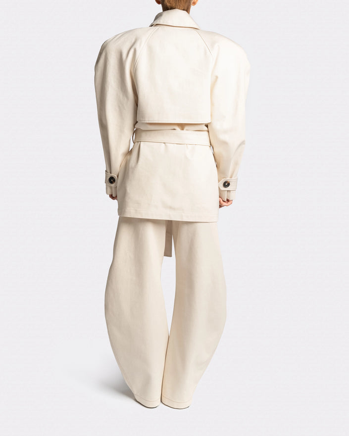 ROUND SLEAVE PARKA JACKET