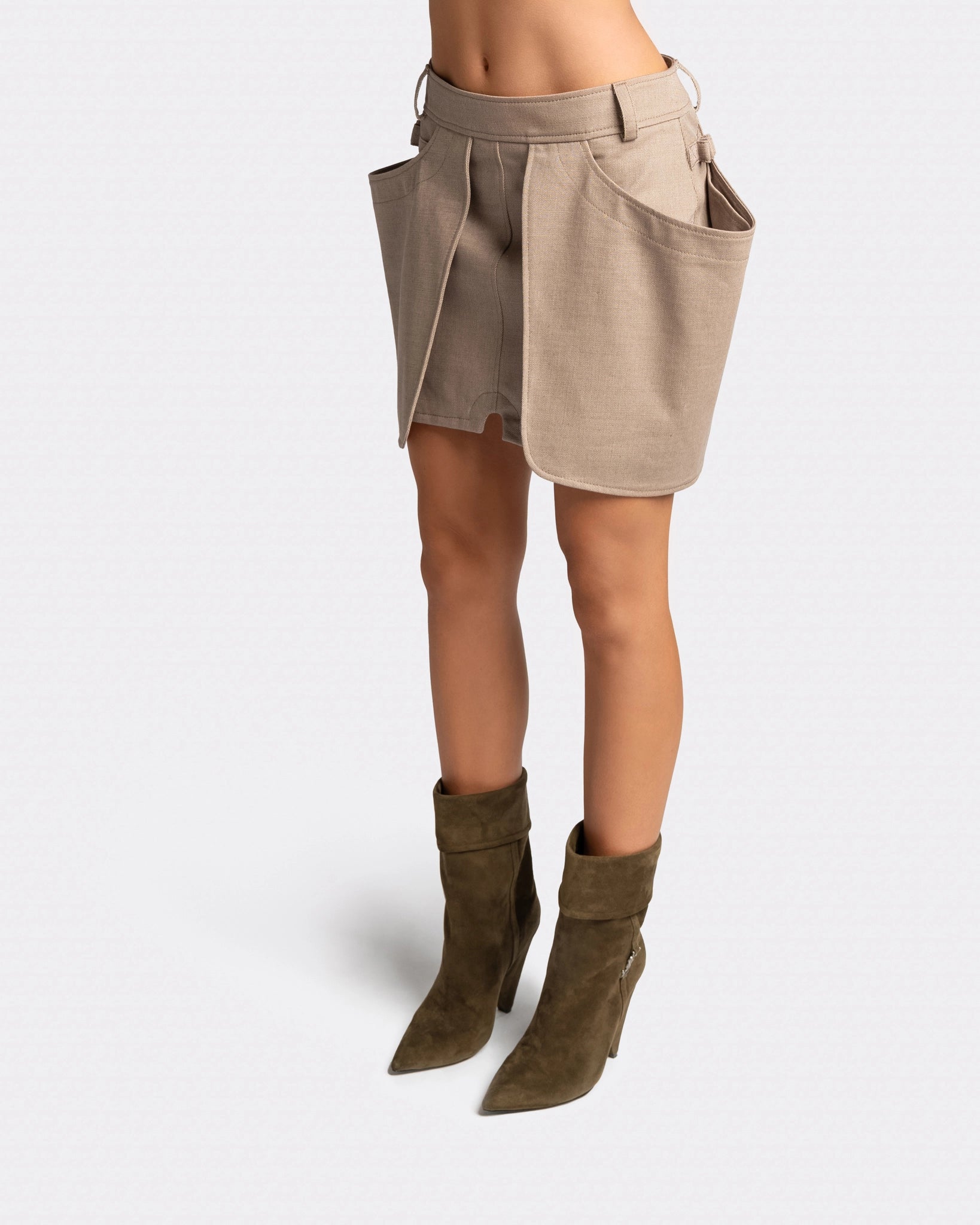 DOUBLE POCKET SKIRT