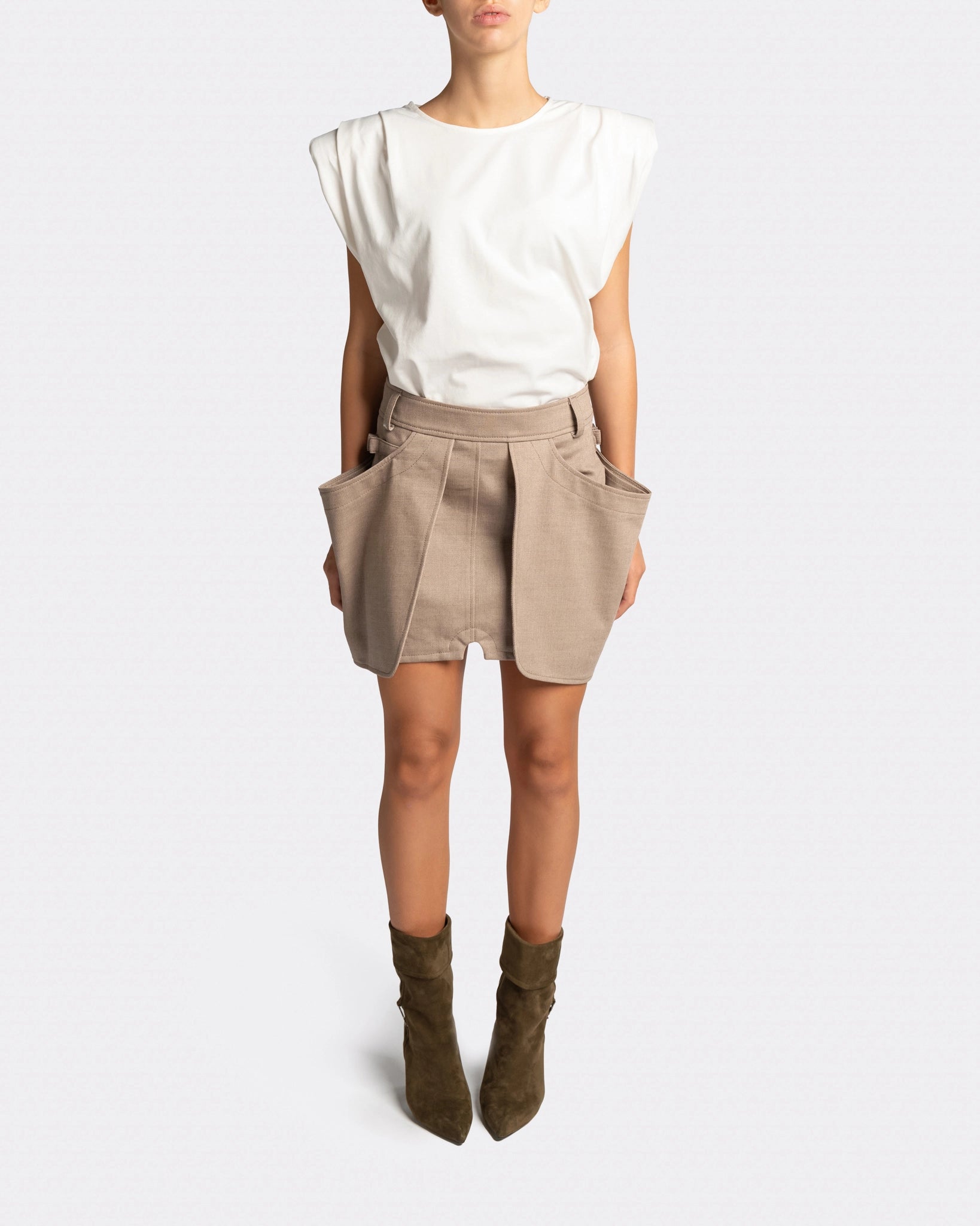 DOUBLE POCKET SKIRT