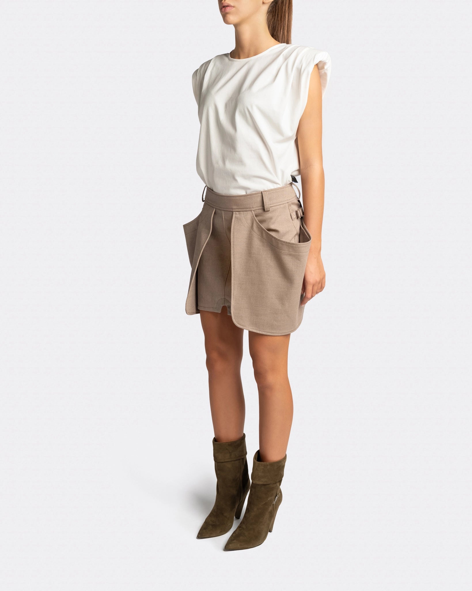 DOUBLE POCKET SKIRT
