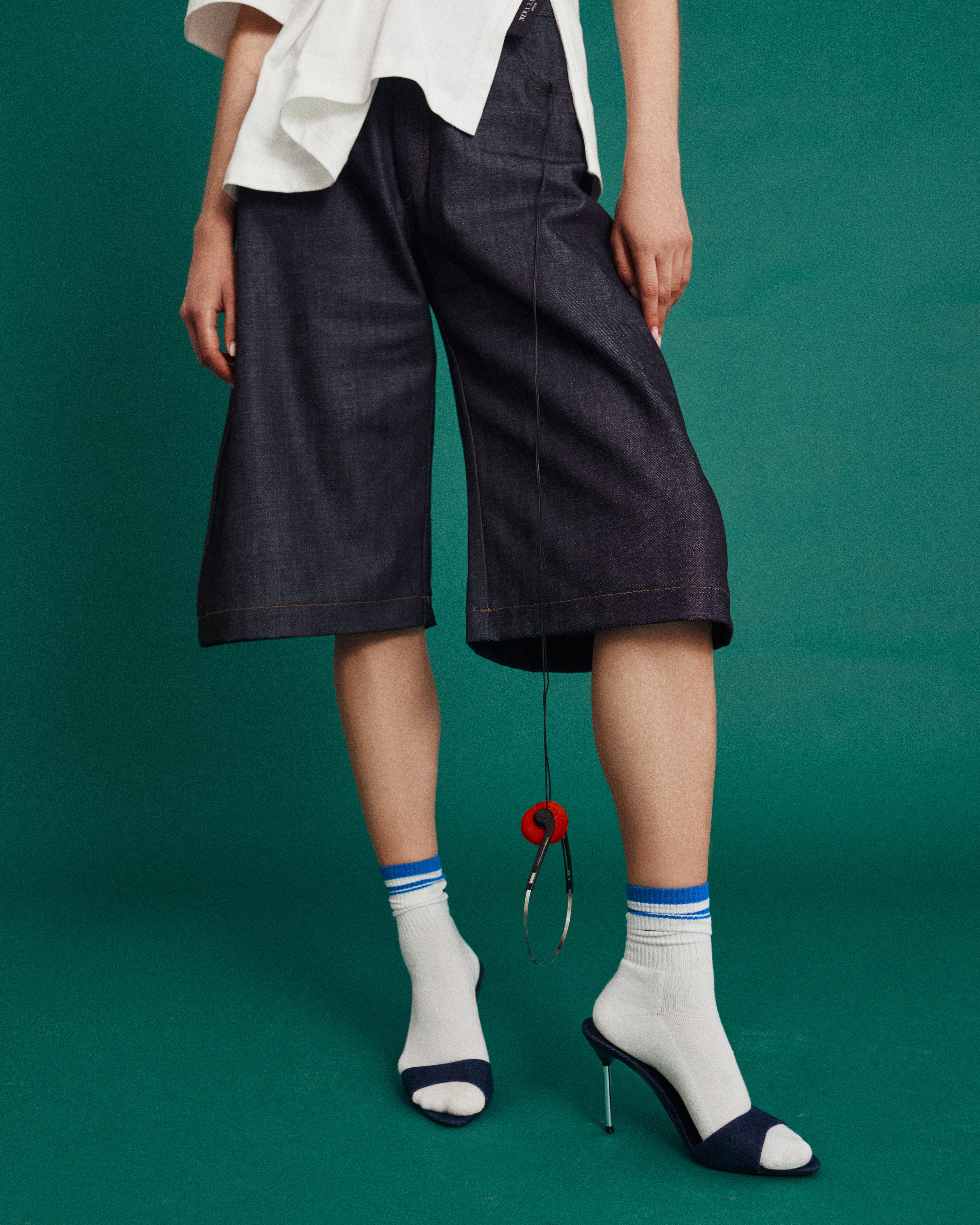 BERMUDA WIDE DENIM