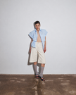 BERMUDA WIDE DENIM