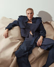 EDGE TRENCH RAW DENIM