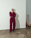 BURGUNDY TRACKSUIT