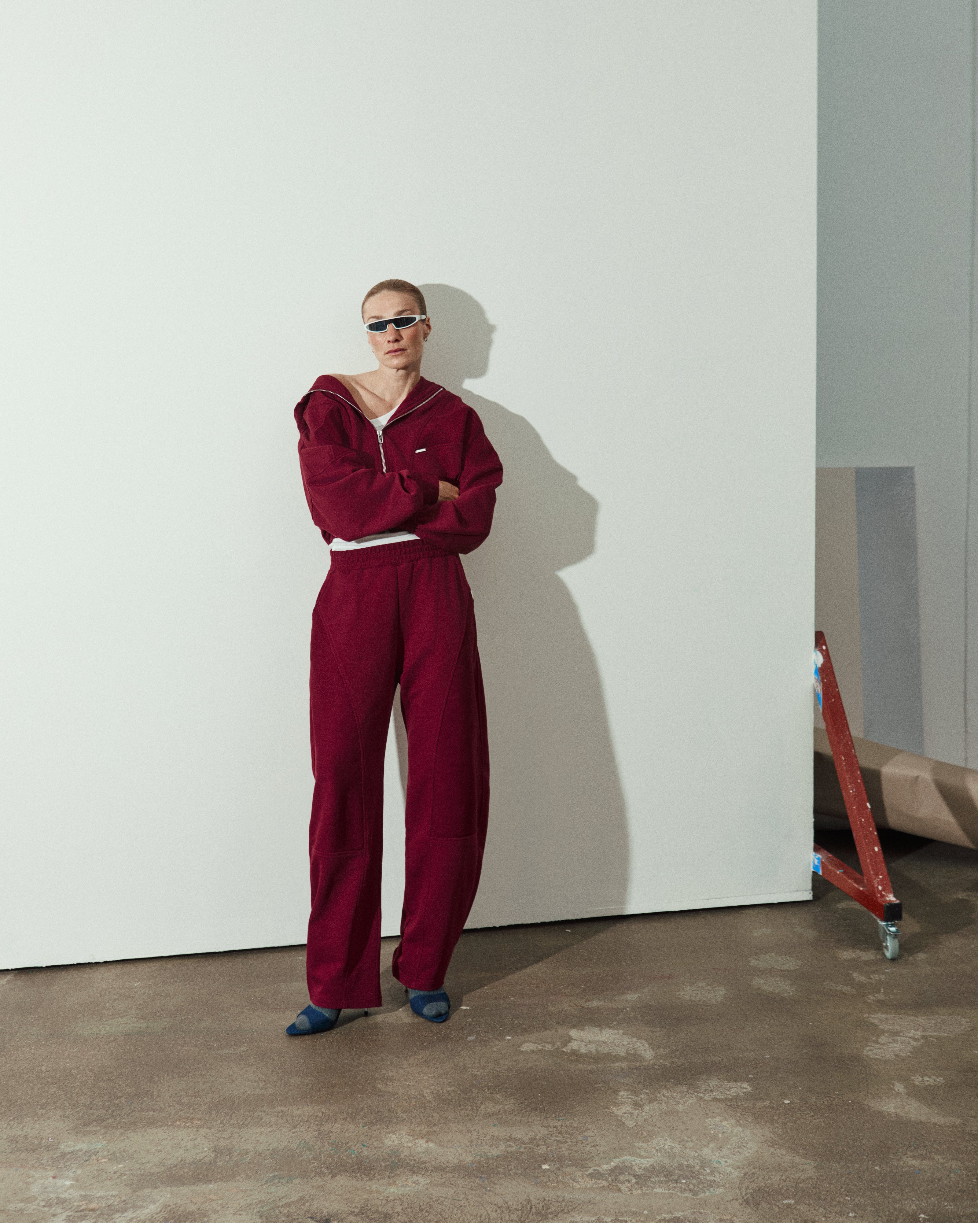 BURGUNDY TRACKSUIT