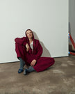 BURGUNDY TRACKSUIT