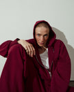 BURGUNDY TRACKSUIT