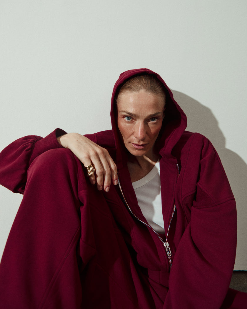 BURGUNDY TRACKSUIT