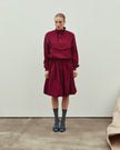 AURA HIGHT WAISTED KNEE LENGTH SKIRT