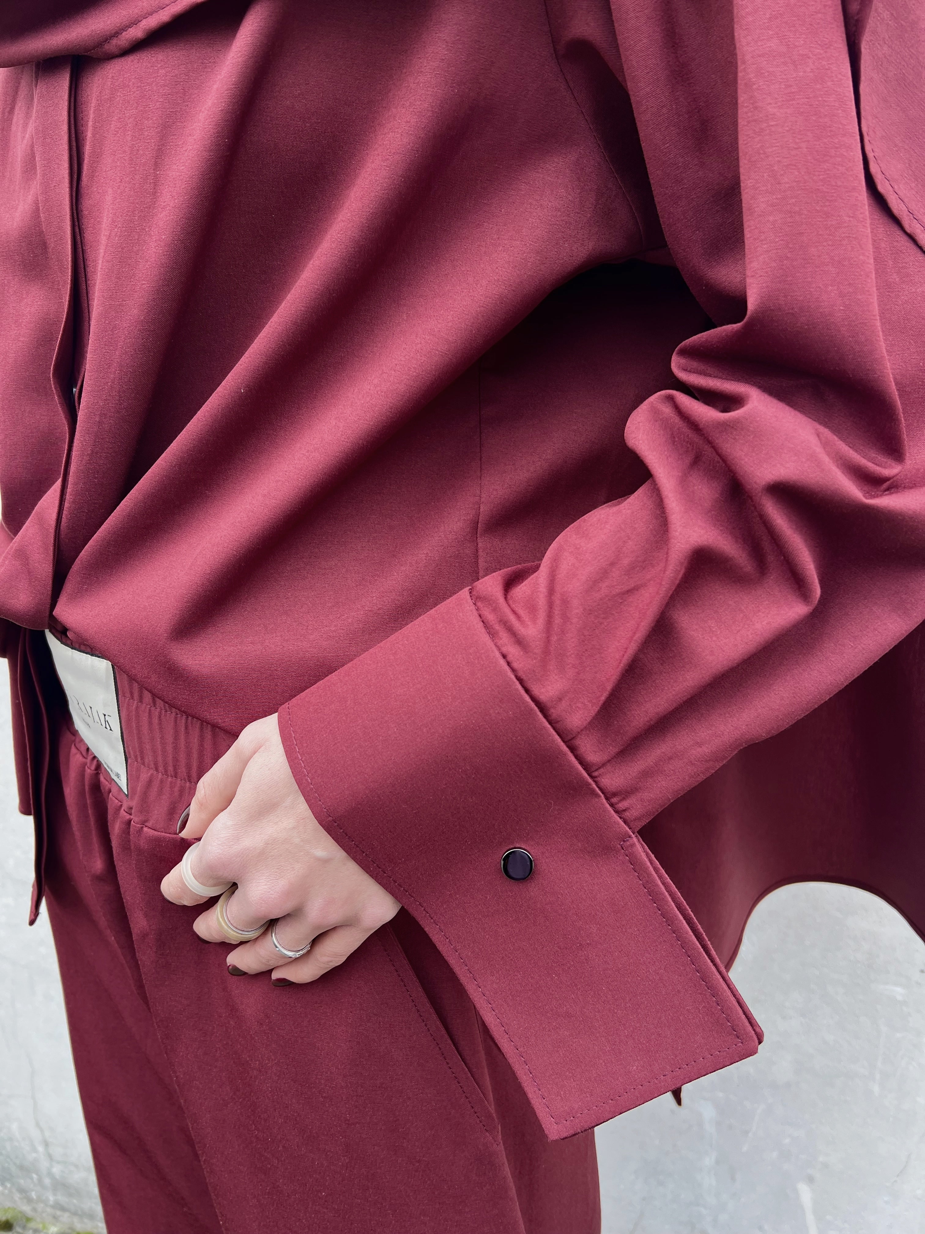 Burgundy Shirt