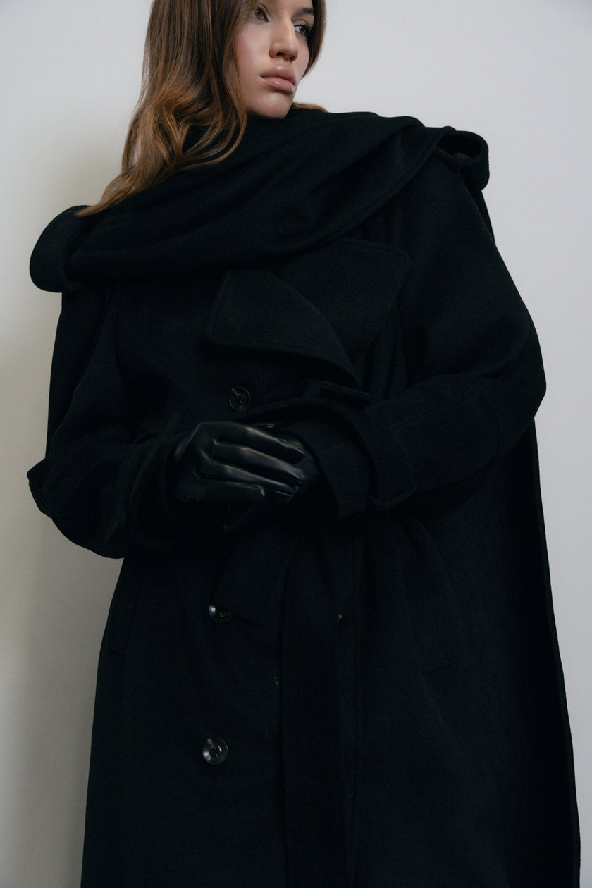 SCARF COAT