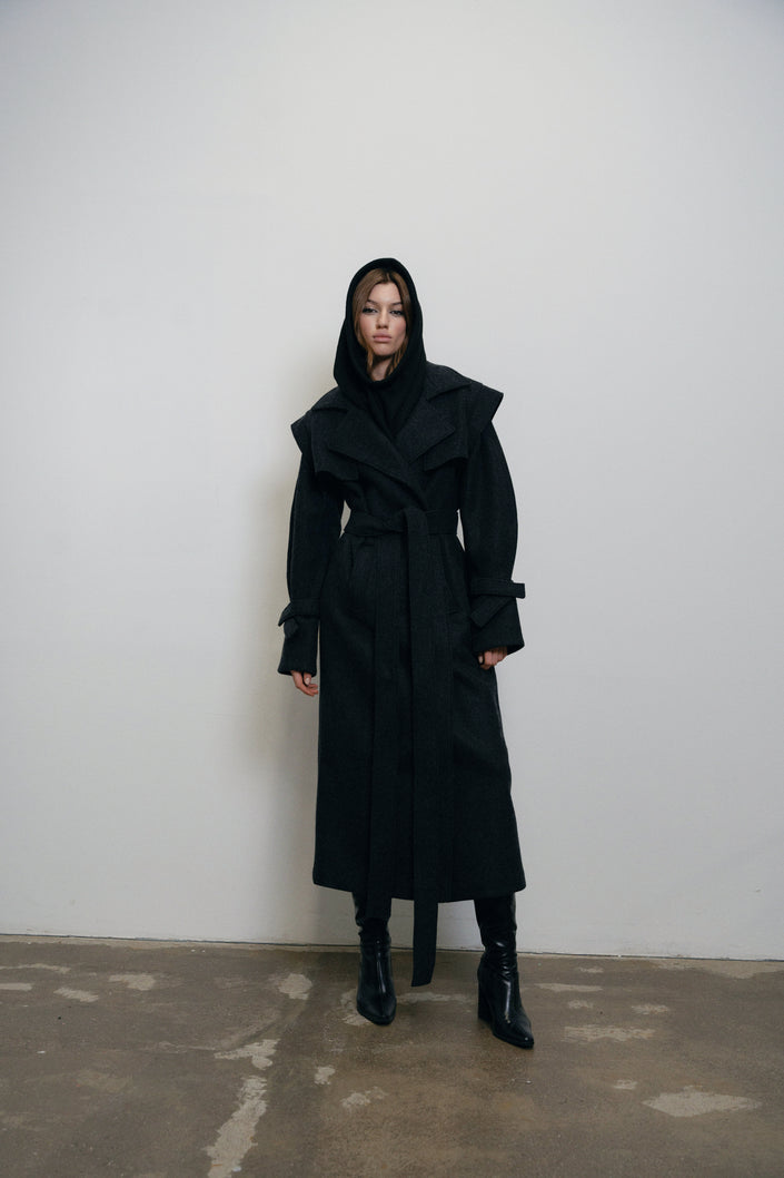 Belted Wool Coat