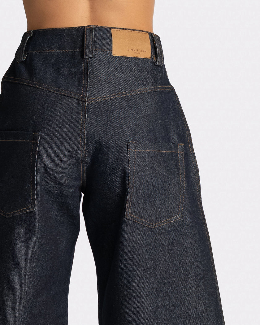 ROUND LEG / WIDE DENIM