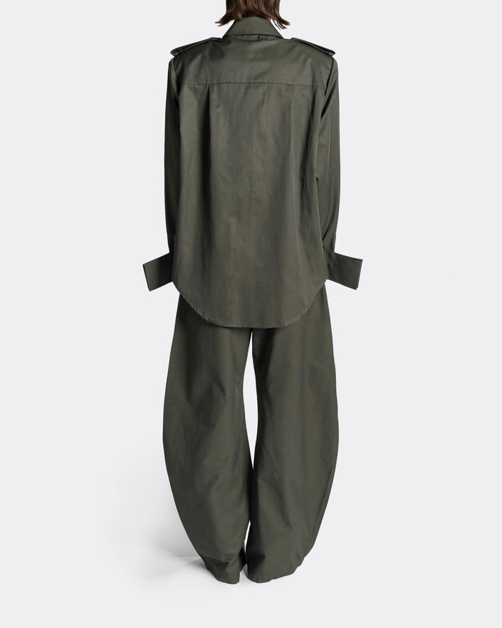 MILITARY SHIRT - Back | Nina Rajak Atelier