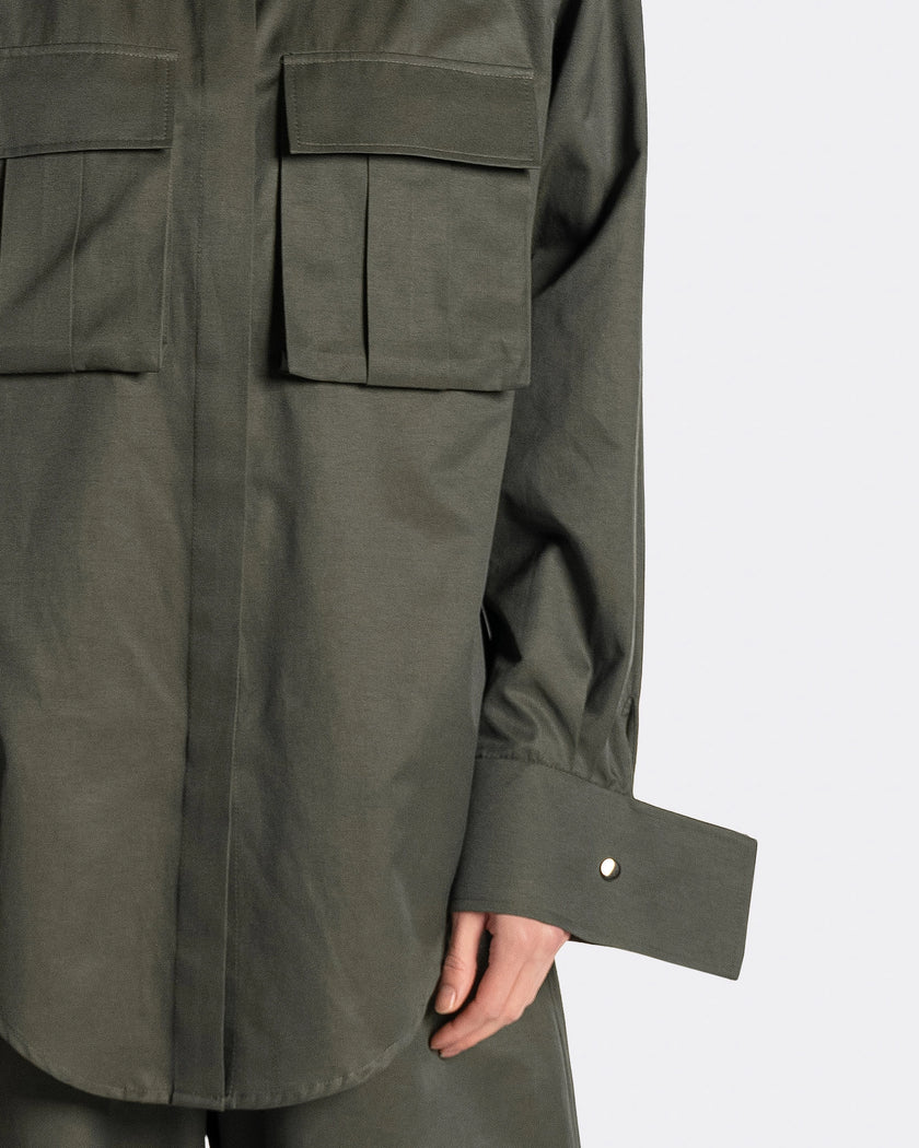MILITARY SHIRT - Side | Nina Rajak Atelier