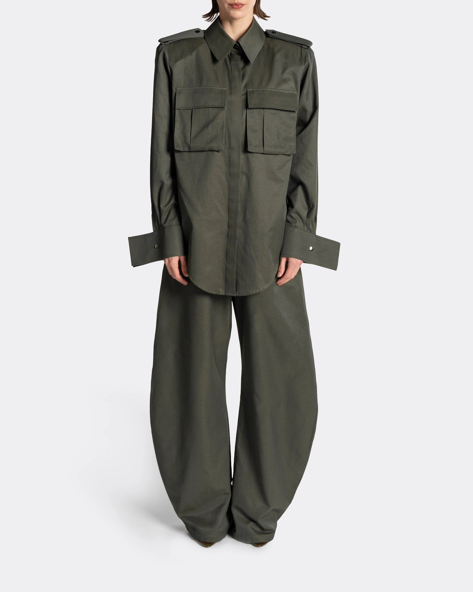 MILITARY SHIRT - Front | Nina Rajak Atelier