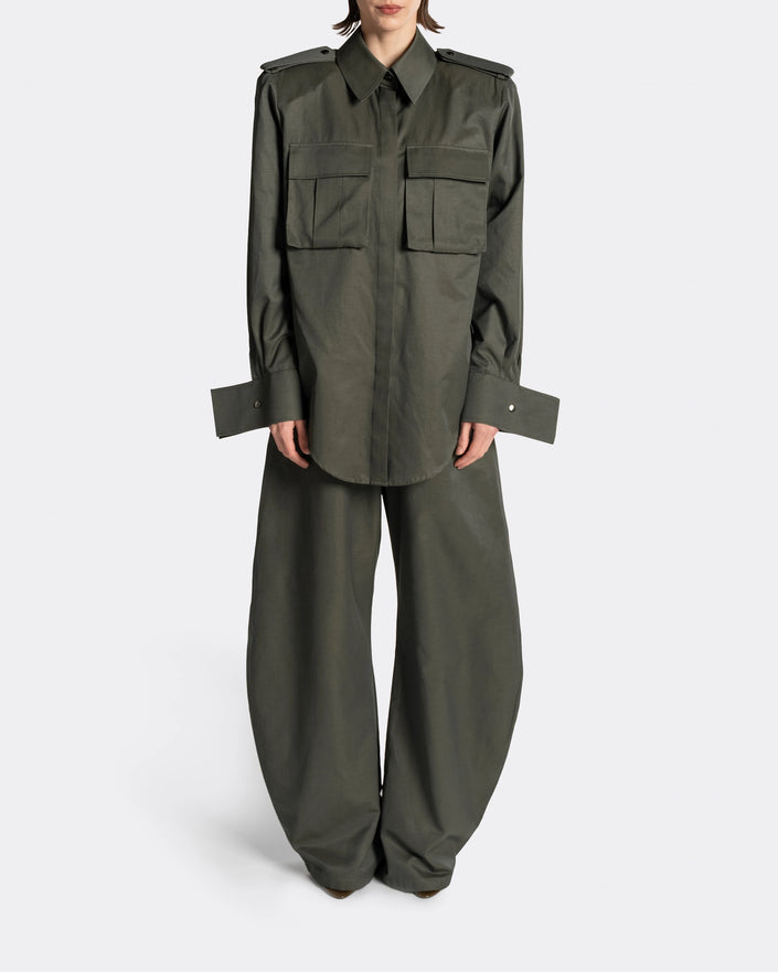 MILITARY SHIRT - Front | Nina Rajak Atelier